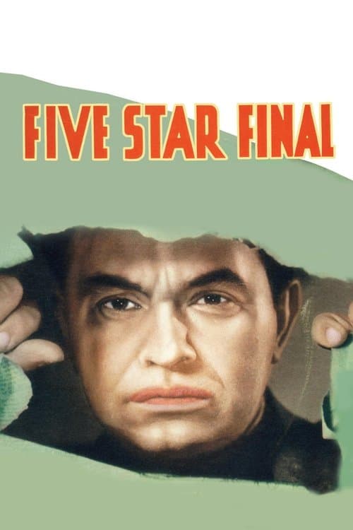 Five Star Final movie poster