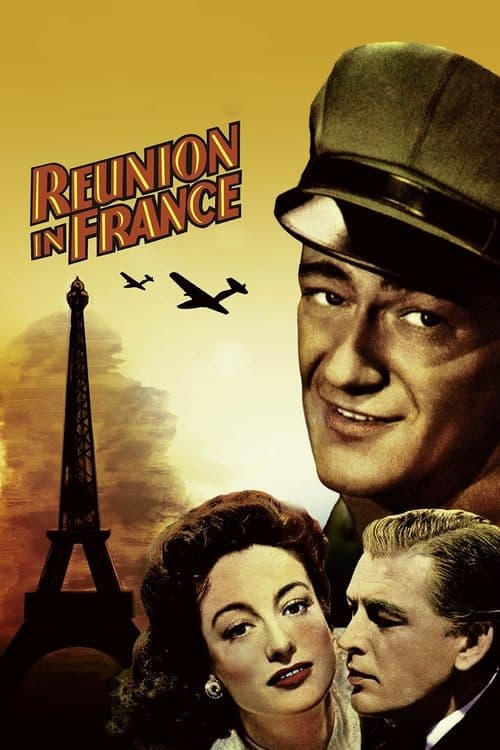 Reunion in France movie poster