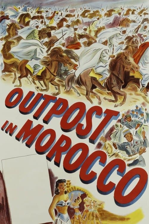 Outpost in Morocco movie poster