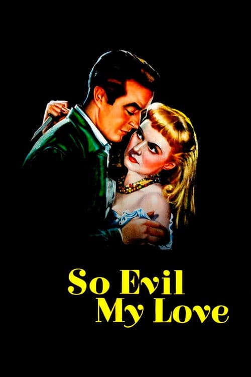 So Evil My Love movie poster