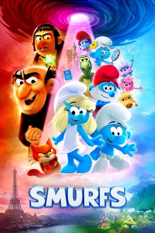 Smurfs movie poster