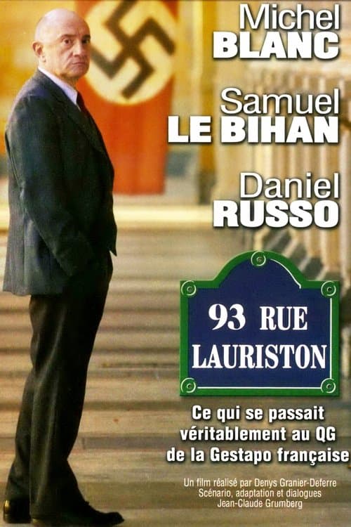93, rue Lauriston movie poster