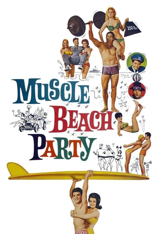 Muscle Beach Party movie poster