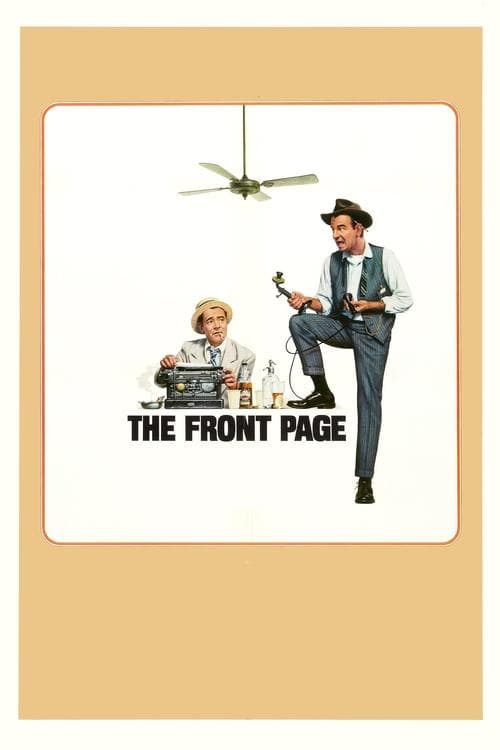 The Front Page movie poster