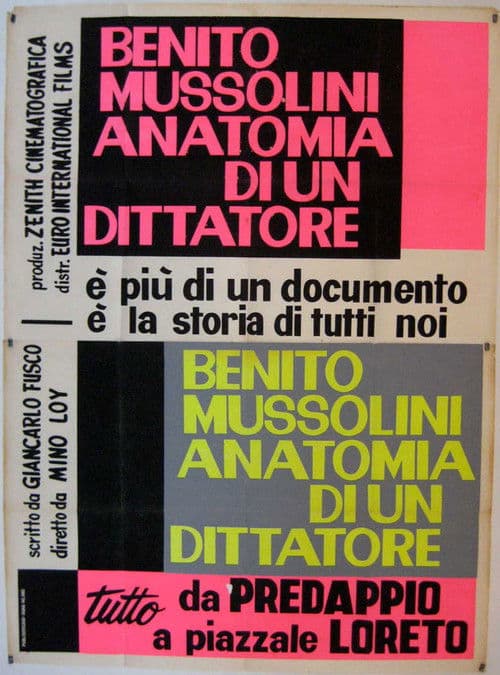Benito Mussolini: Anatomy of a Dictator movie poster