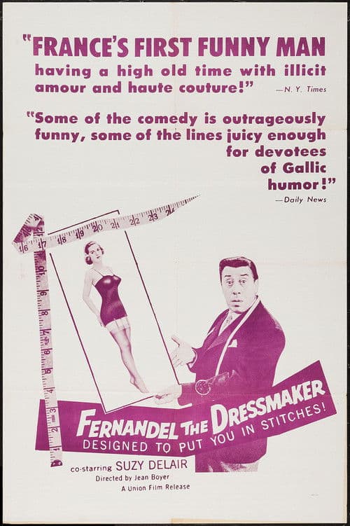 Fernandel the Dressmaker movie poster