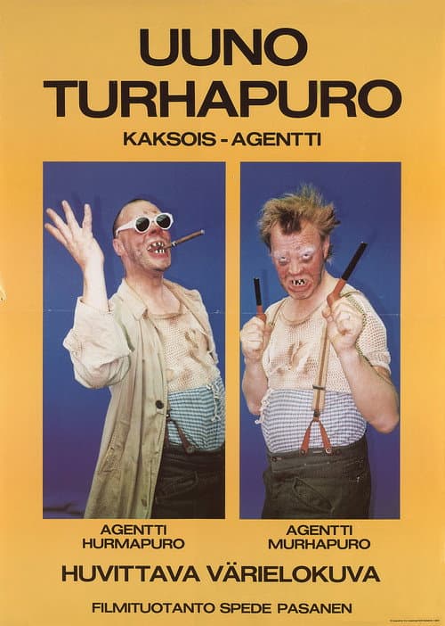 Uuno Turhapuro kaksoisagentti movie poster