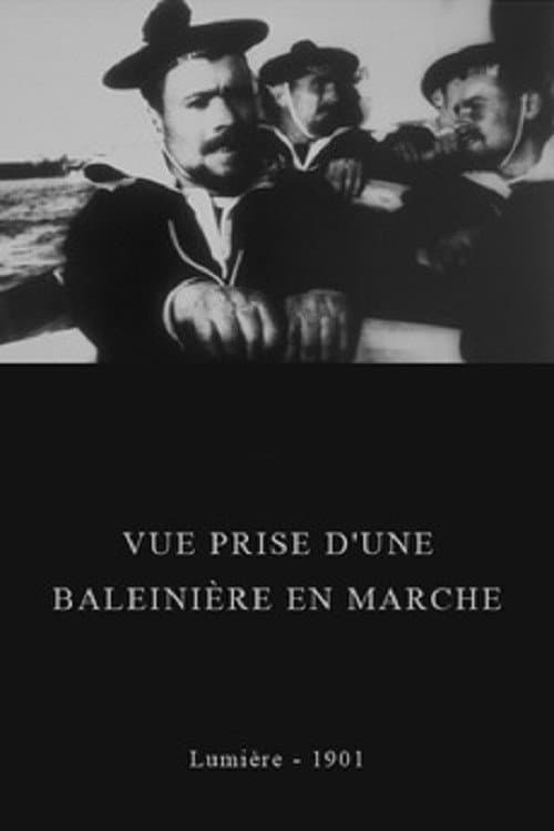Vue prise d'une baleinière en marche movie poster
